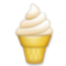 Soft Ice Cream emoji on LG